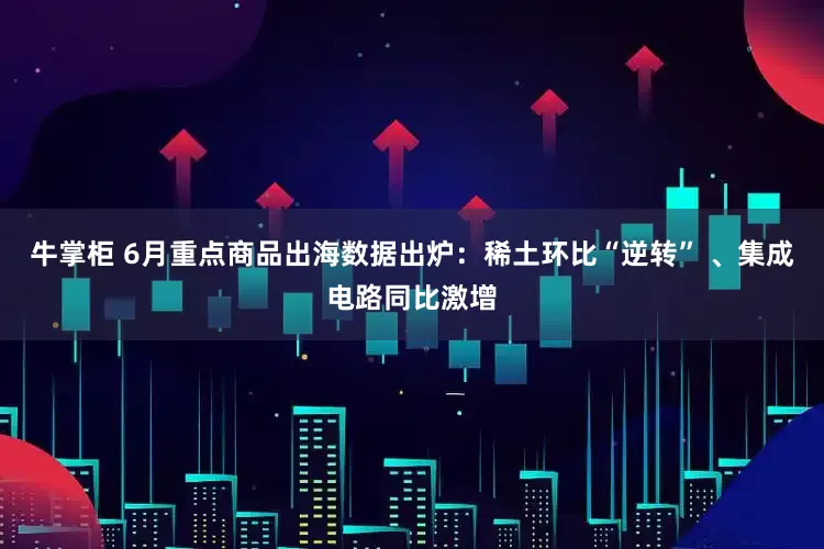 牛掌柜 6月重点商品出海数据出炉：稀土环比“逆转” 、集成电路同比激增